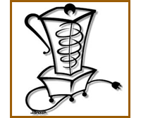 Kitchen blender metal wall art