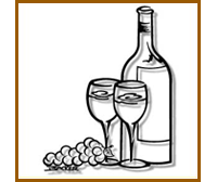 Wine for two metal wall art